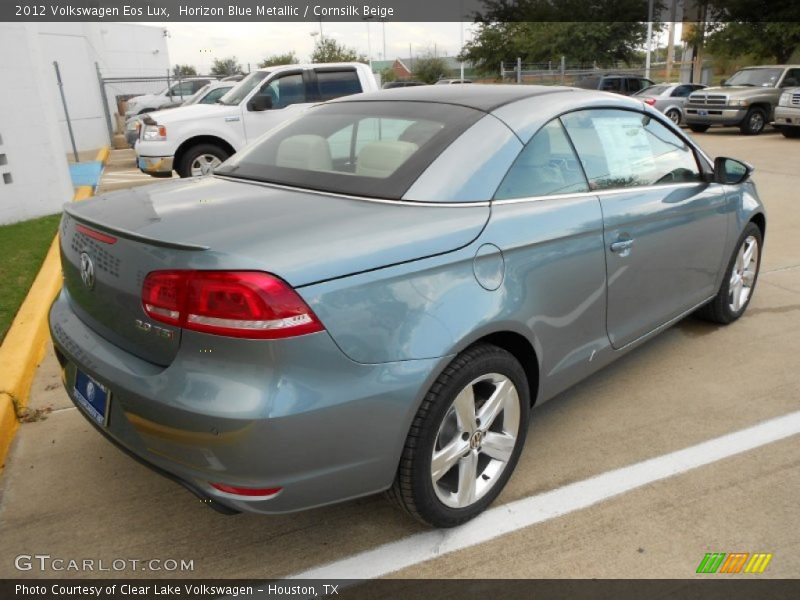 Horizon Blue Metallic / Cornsilk Beige 2012 Volkswagen Eos Lux