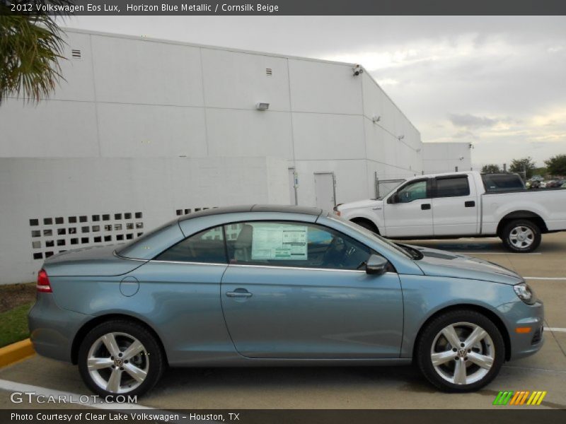 Horizon Blue Metallic / Cornsilk Beige 2012 Volkswagen Eos Lux