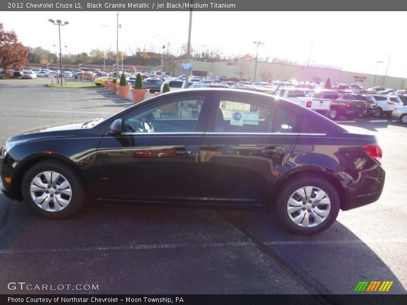 Black Granite Metallic / Jet Black/Medium Titanium 2012 Chevrolet Cruze LS