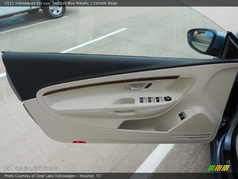 Horizon Blue Metallic / Cornsilk Beige 2012 Volkswagen Eos Lux