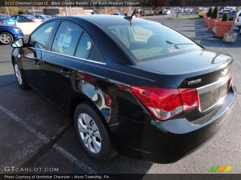 Black Granite Metallic / Jet Black/Medium Titanium 2012 Chevrolet Cruze LS