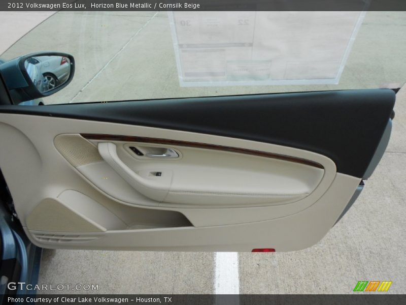 Horizon Blue Metallic / Cornsilk Beige 2012 Volkswagen Eos Lux