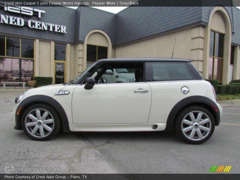 Pepper White / Grey/Black 2008 Mini Cooper S John Cooper Works Hardtop