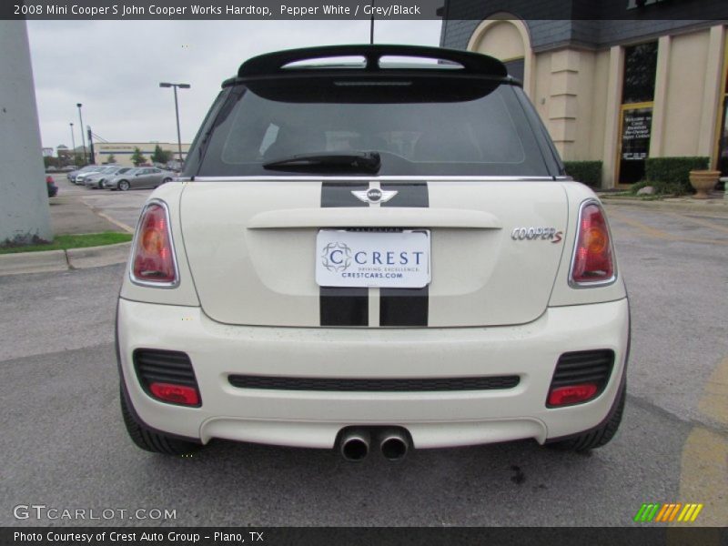 Pepper White / Grey/Black 2008 Mini Cooper S John Cooper Works Hardtop