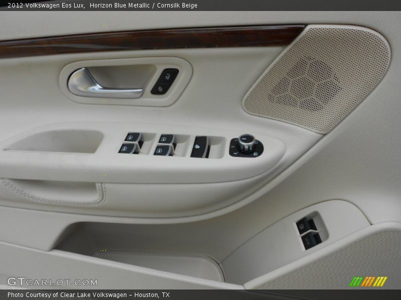 Horizon Blue Metallic / Cornsilk Beige 2012 Volkswagen Eos Lux