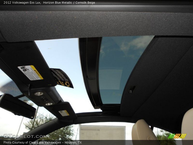 Horizon Blue Metallic / Cornsilk Beige 2012 Volkswagen Eos Lux