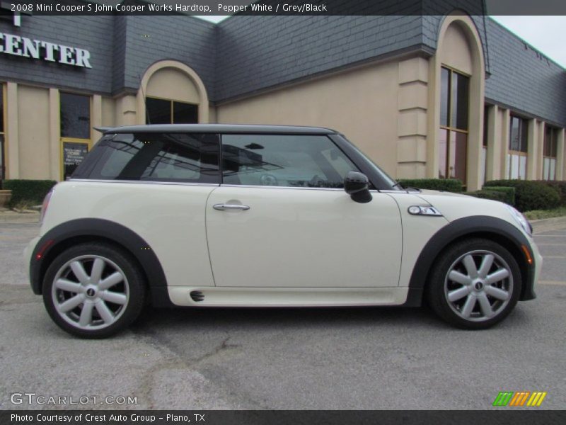 Pepper White / Grey/Black 2008 Mini Cooper S John Cooper Works Hardtop