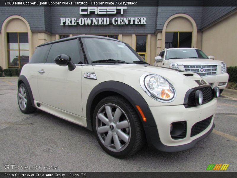 Pepper White / Grey/Black 2008 Mini Cooper S John Cooper Works Hardtop