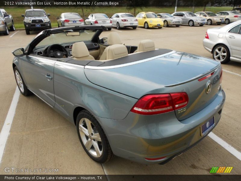 Horizon Blue Metallic / Cornsilk Beige 2012 Volkswagen Eos Lux
