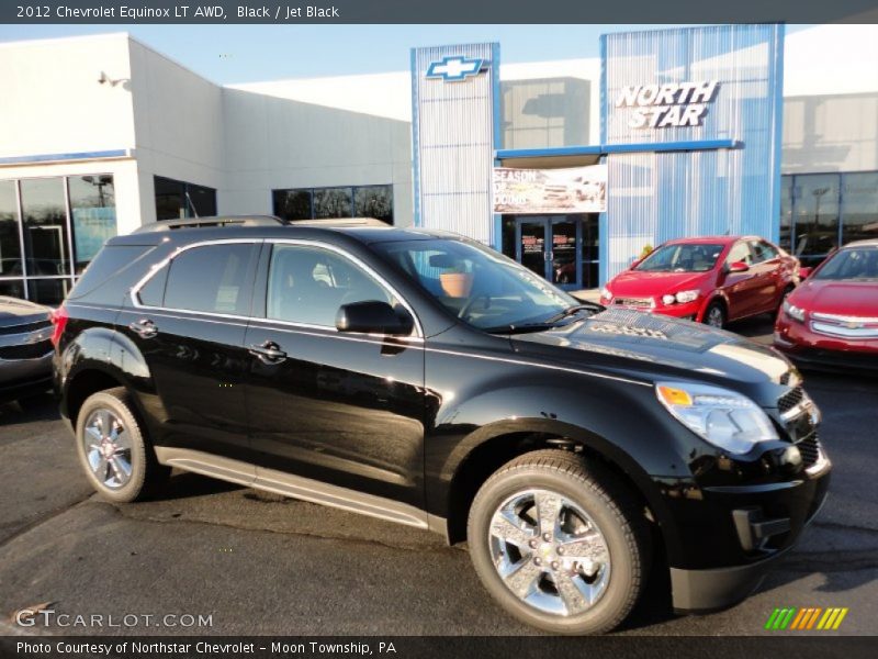 Black / Jet Black 2012 Chevrolet Equinox LT AWD