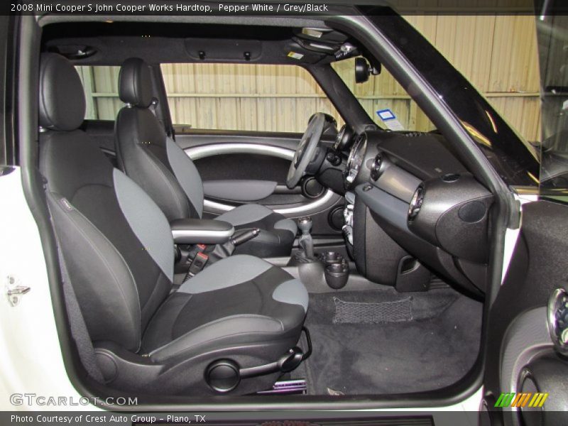 Pepper White / Grey/Black 2008 Mini Cooper S John Cooper Works Hardtop