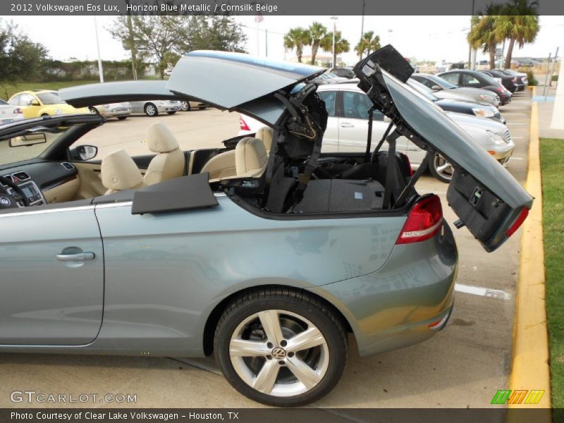 Horizon Blue Metallic / Cornsilk Beige 2012 Volkswagen Eos Lux
