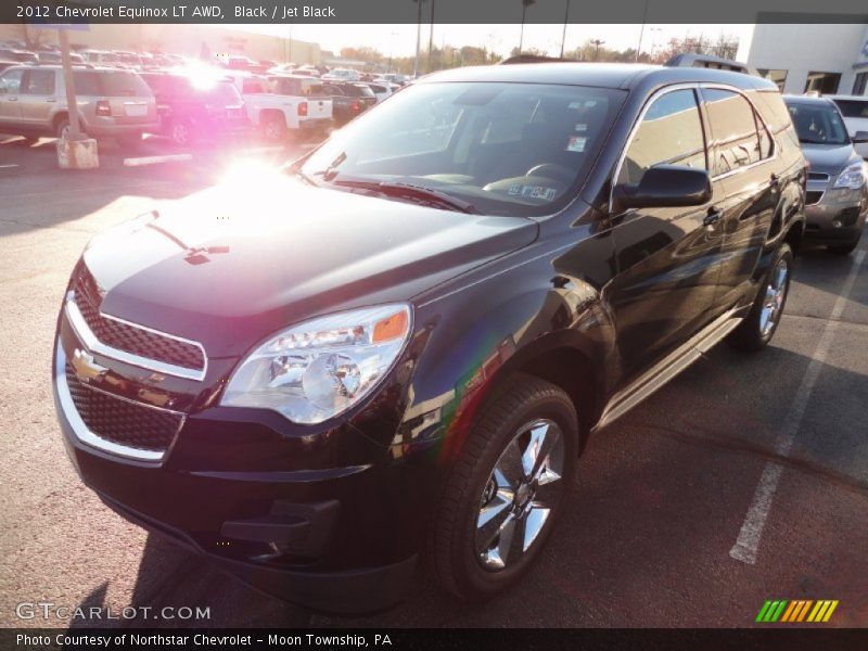 Black / Jet Black 2012 Chevrolet Equinox LT AWD