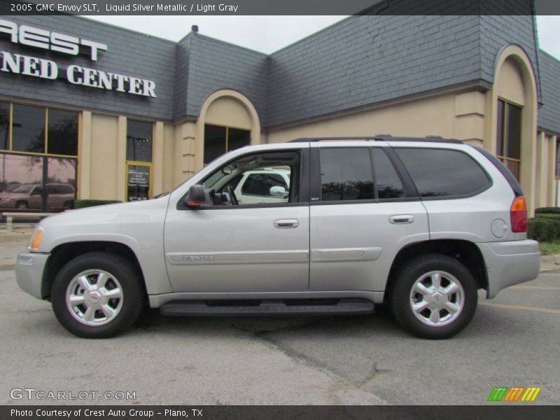 Liquid Silver Metallic / Light Gray 2005 GMC Envoy SLT