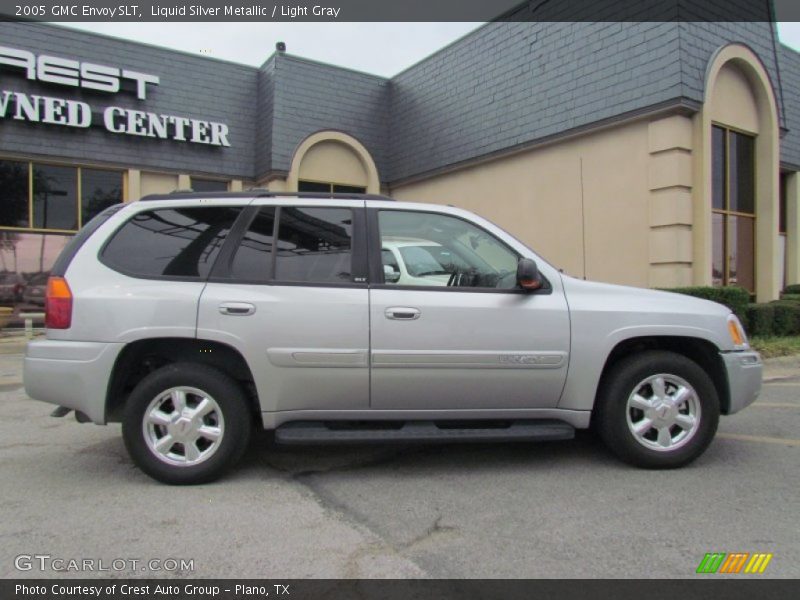 Liquid Silver Metallic / Light Gray 2005 GMC Envoy SLT