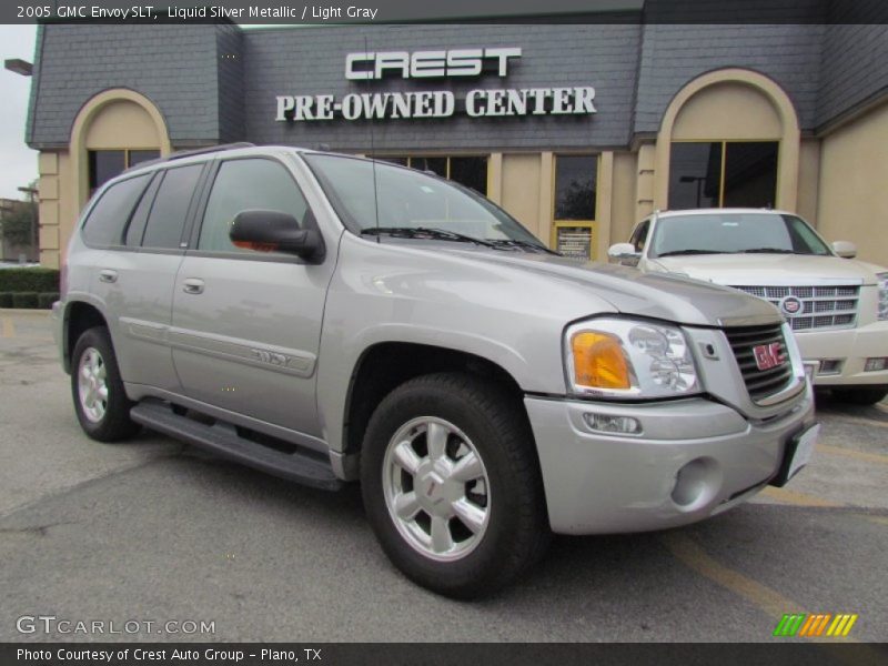 Liquid Silver Metallic / Light Gray 2005 GMC Envoy SLT