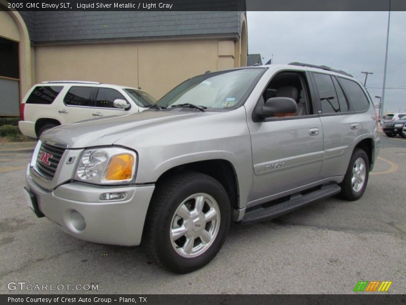 Liquid Silver Metallic / Light Gray 2005 GMC Envoy SLT
