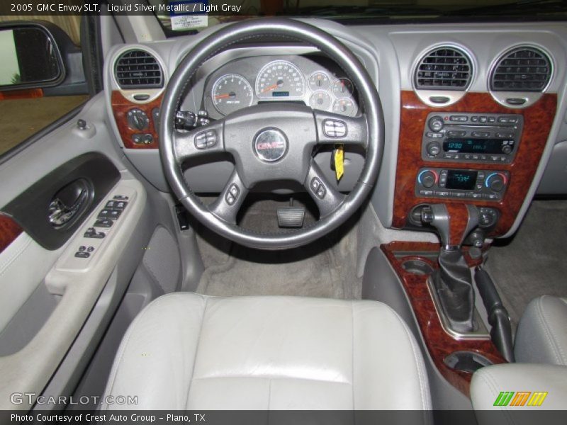 Liquid Silver Metallic / Light Gray 2005 GMC Envoy SLT