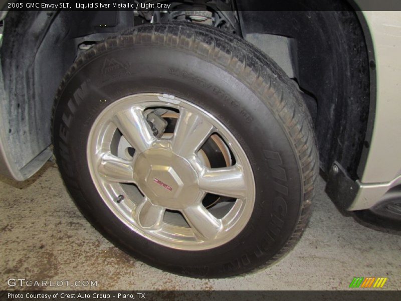 Liquid Silver Metallic / Light Gray 2005 GMC Envoy SLT