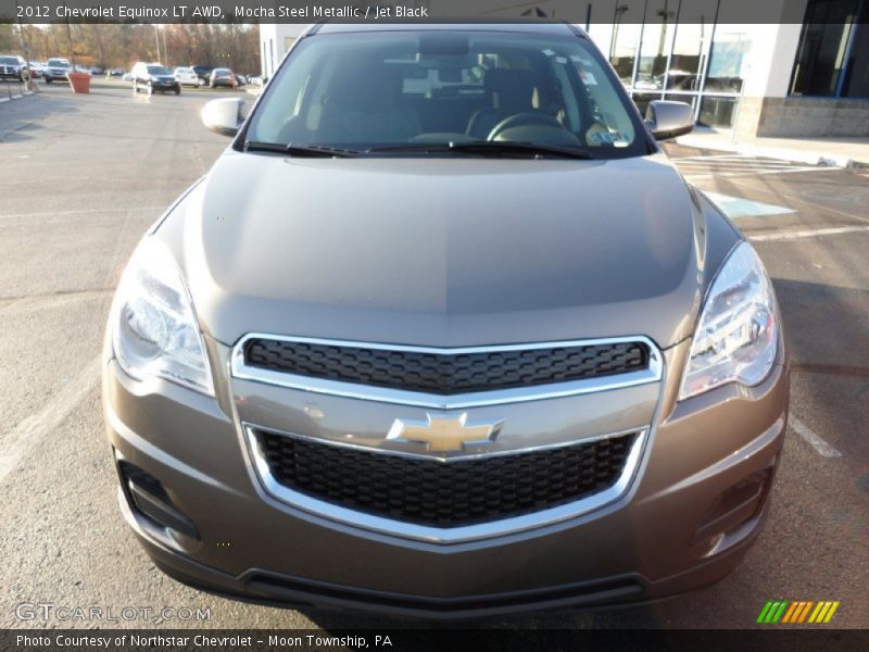 Mocha Steel Metallic / Jet Black 2012 Chevrolet Equinox LT AWD