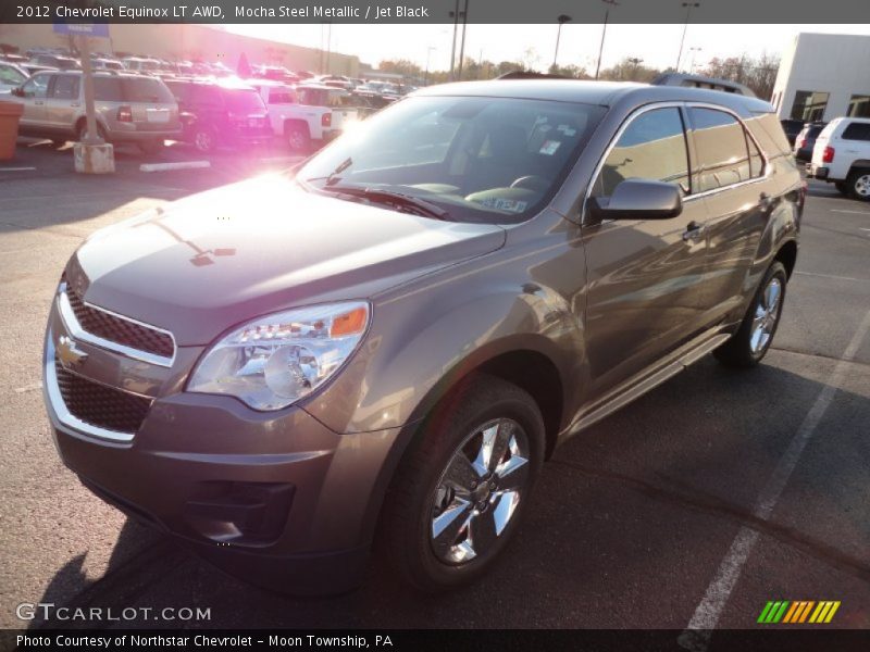 Mocha Steel Metallic / Jet Black 2012 Chevrolet Equinox LT AWD