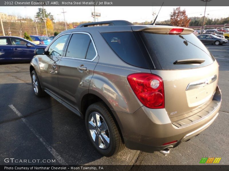Mocha Steel Metallic / Jet Black 2012 Chevrolet Equinox LT AWD