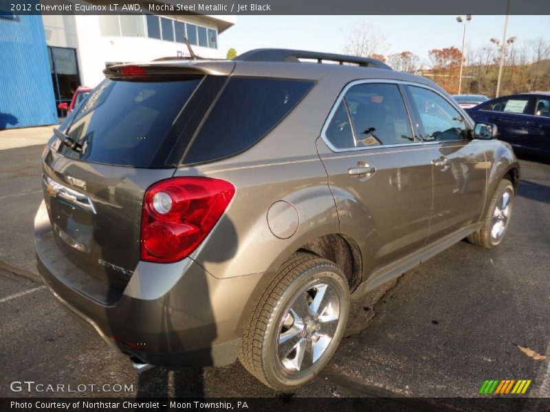 Mocha Steel Metallic / Jet Black 2012 Chevrolet Equinox LT AWD