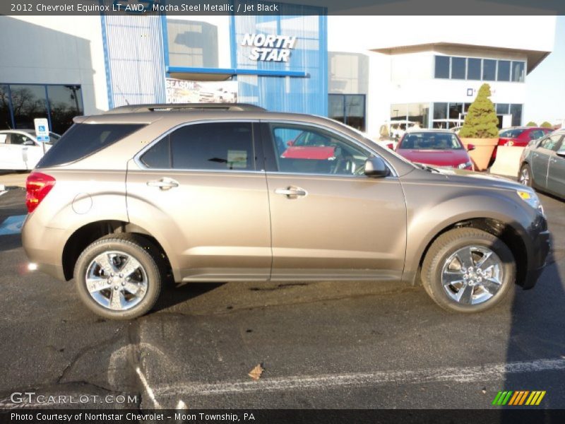 Mocha Steel Metallic / Jet Black 2012 Chevrolet Equinox LT AWD