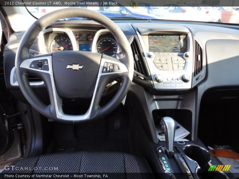 Mocha Steel Metallic / Jet Black 2012 Chevrolet Equinox LT AWD