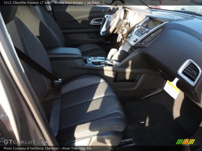 Mocha Steel Metallic / Jet Black 2012 Chevrolet Equinox LT AWD