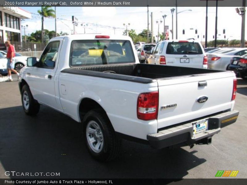 Oxford White / Medium Dark Flint 2010 Ford Ranger XL Regular Cab