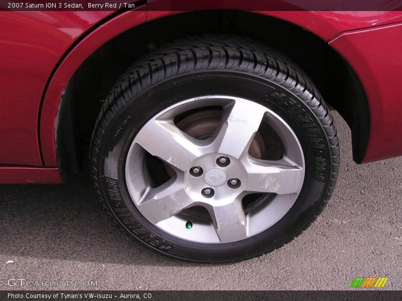 Berry Red / Tan 2007 Saturn ION 3 Sedan