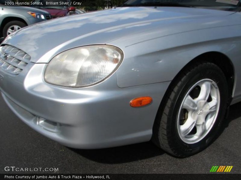 Brilliant Silver / Gray 2001 Hyundai Sonata