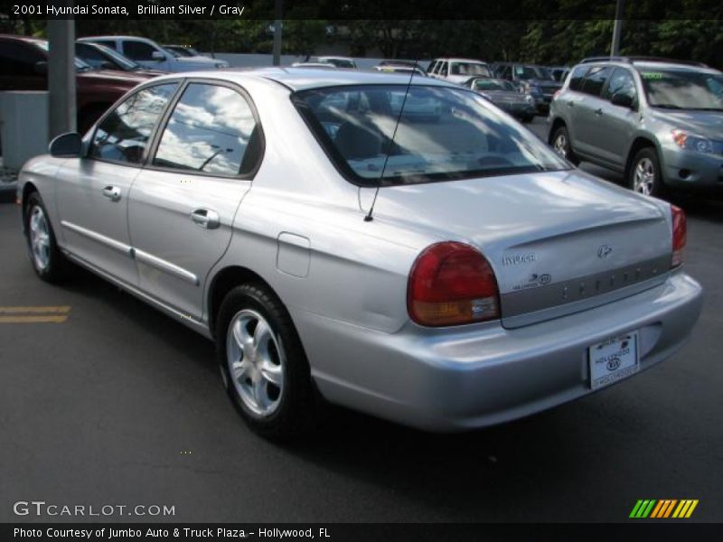 Brilliant Silver / Gray 2001 Hyundai Sonata