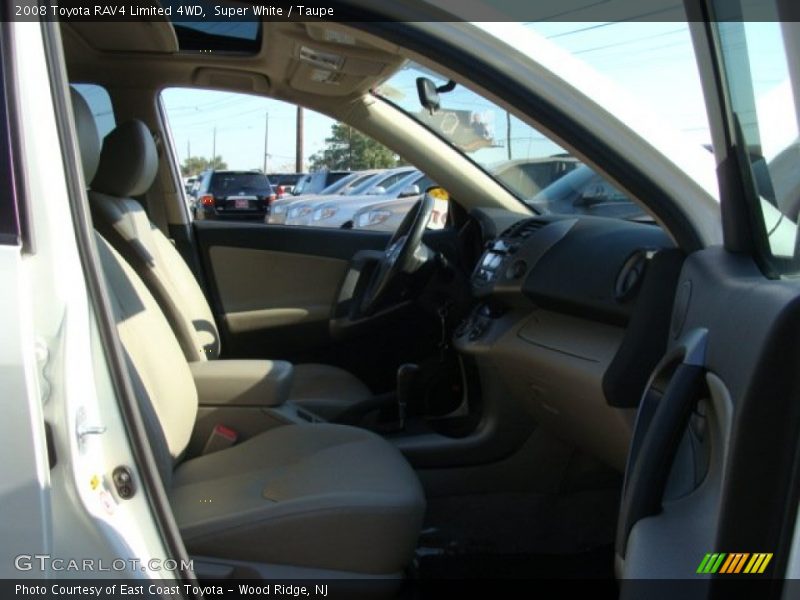Super White / Taupe 2008 Toyota RAV4 Limited 4WD
