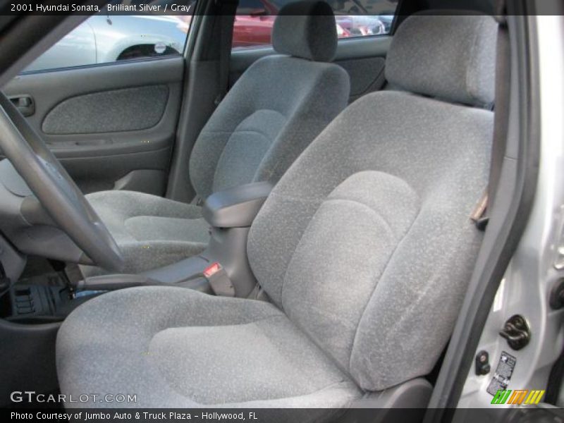 Brilliant Silver / Gray 2001 Hyundai Sonata