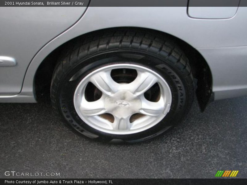 Brilliant Silver / Gray 2001 Hyundai Sonata