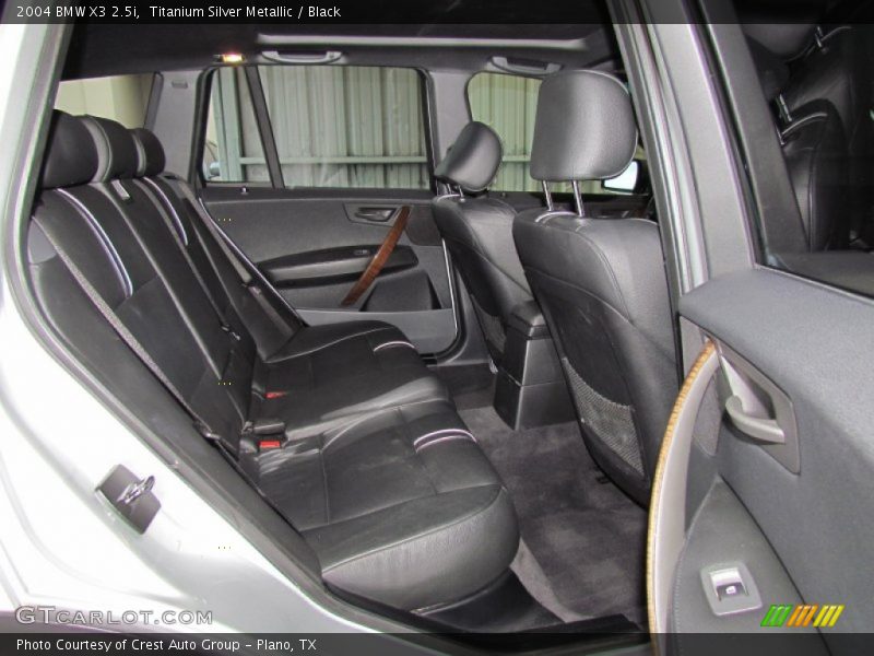 Titanium Silver Metallic / Black 2004 BMW X3 2.5i