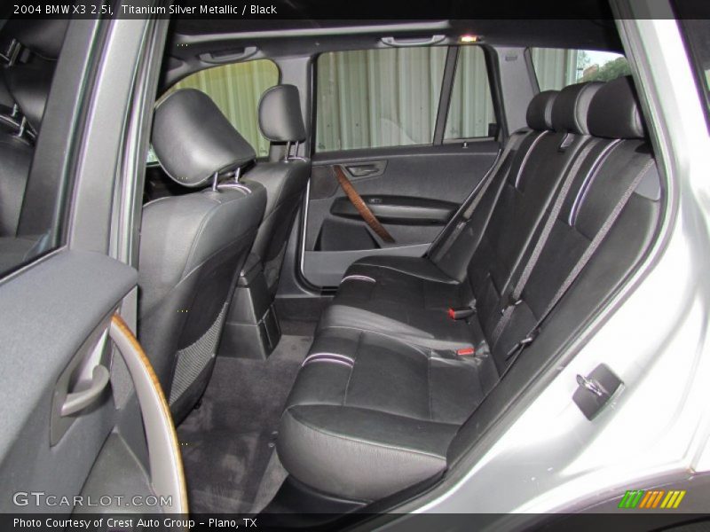 Titanium Silver Metallic / Black 2004 BMW X3 2.5i