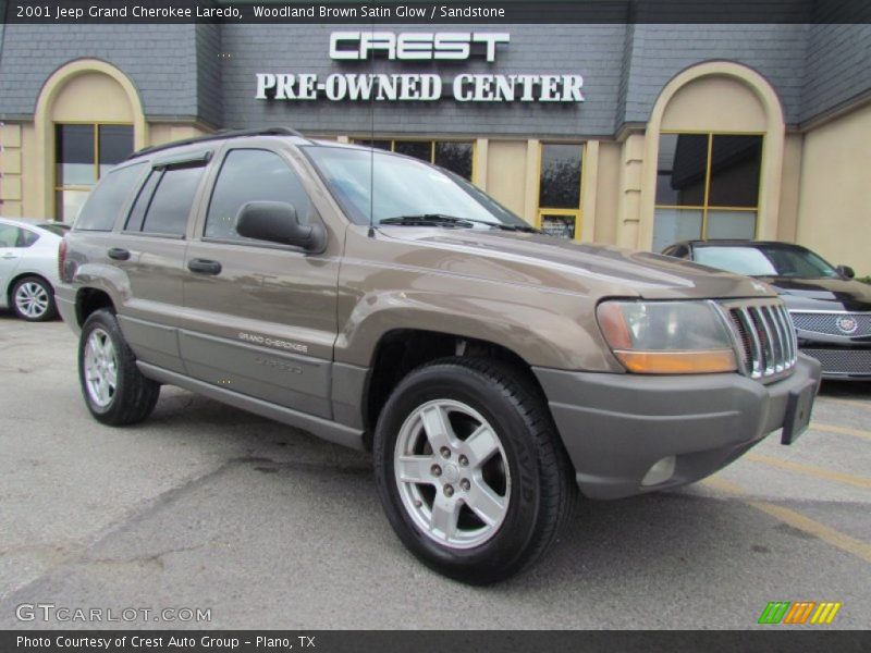 Woodland Brown Satin Glow / Sandstone 2001 Jeep Grand Cherokee Laredo