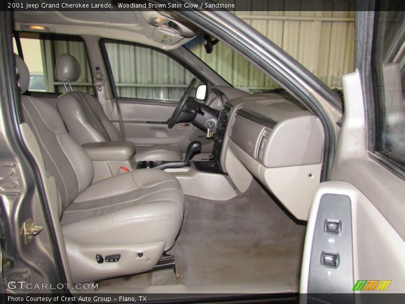 Woodland Brown Satin Glow / Sandstone 2001 Jeep Grand Cherokee Laredo