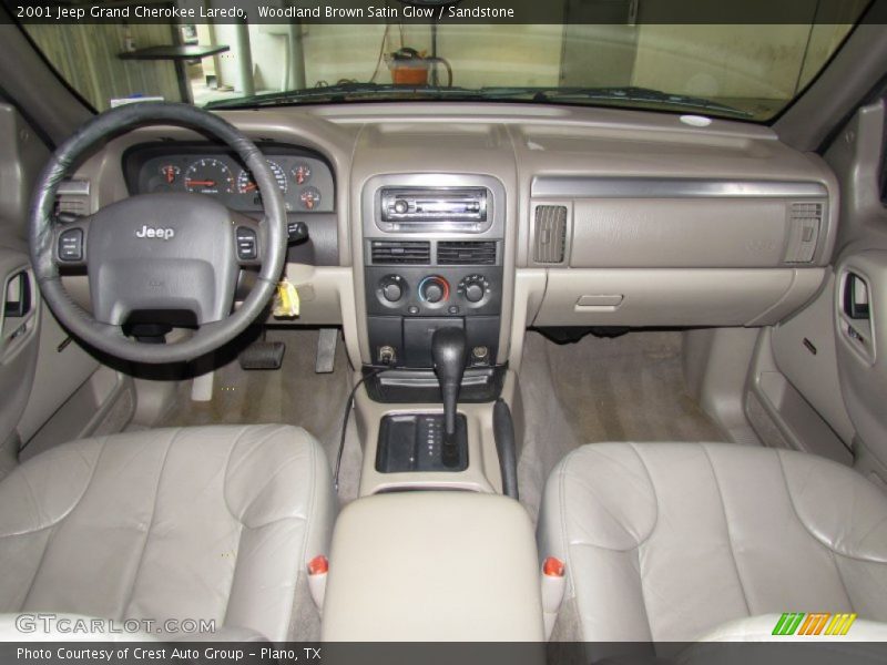 Woodland Brown Satin Glow / Sandstone 2001 Jeep Grand Cherokee Laredo