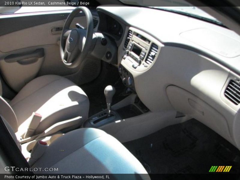 Cashmere Beige / Beige 2010 Kia Rio LX Sedan