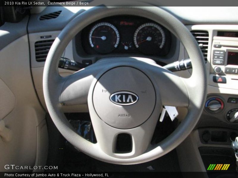 Cashmere Beige / Beige 2010 Kia Rio LX Sedan