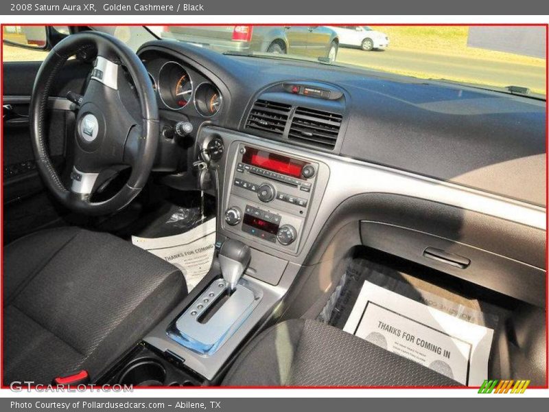 Golden Cashmere / Black 2008 Saturn Aura XR
