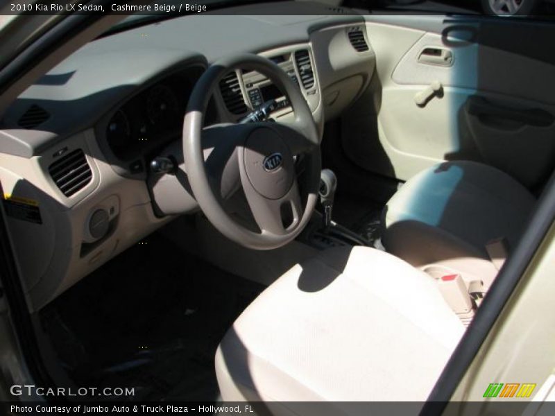 Cashmere Beige / Beige 2010 Kia Rio LX Sedan