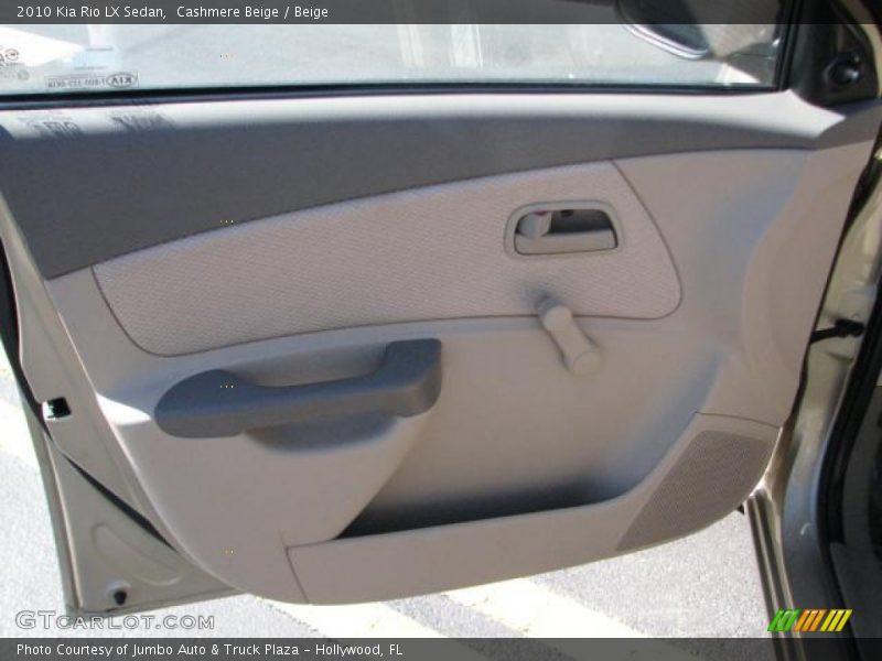 Cashmere Beige / Beige 2010 Kia Rio LX Sedan