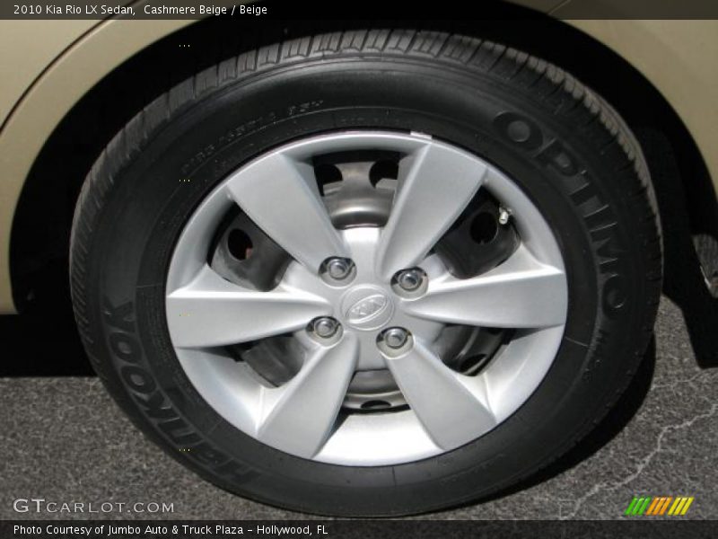 Cashmere Beige / Beige 2010 Kia Rio LX Sedan