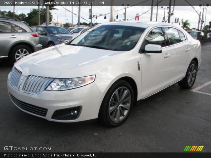 White Chocolate Tri-Coat / Light Camel 2009 Lincoln MKS Sedan