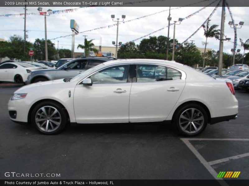 White Chocolate Tri-Coat / Light Camel 2009 Lincoln MKS Sedan